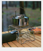 Soporte Portátil De Acero Inoxidable Para Estufa De Camping Con Relleno De Barbacoa Plegable Y Tripie De Brazo Para Grill Accesorios De Cocina Al Aire Libre 3 Piezas - details 2