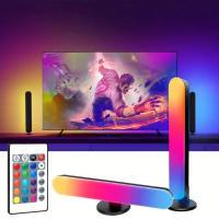 Tiras LED Inteligentes Con Control Remoto Para Decoración De Habitaciones Juegos De Consola Y Fiestas Sincronizadas Con Música Luz De Escritorio RGB - details 1