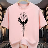 Camiseta De Algodón Para Hombre Con Patrón De Corvo Vikingo 2025 Nueva Arrivals Camiseta De Cuello Redondo Casual Urbana De Alta Calidad Y Ligera Para Primavera Y Verano - details 6