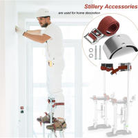 2Pcs Bandas De Pierna Para Escaleras De Tabique Repuestos Para Escaleras De Tabique Para Actuaciones En La Calle Y Mejoras En El Hogar Altos De Pared - details 3