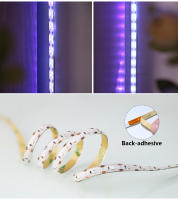 Tira De Luz LED UV DC 5V 395-405nm 1M 2M 3M SMD 2835 Impermeable Para USB Para El Hogar Y Jardín Cadena De Luces Flexibles - details 1