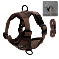 Harnés Para Perros Y Gatos Resistente Al Escape Transpirable Con Correa Para Caminar Al Aire Libre Control Fácil Harnés Reflejo Para Mascotas - details 19