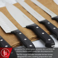 MAGEFESA FILO Cuchillo de Cocina Chef de 20 cm, Acero Inoxidable, Mango Moderno, Triple Remache, Resistencia, Estabilidad - details 2