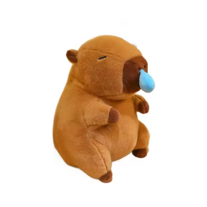 Peluche Capybara Grande Extendible 1-3pcs Juguete Divertido De Peluche Capibara Regalo De Cumpleaños Decoración Para El Hogar Animal De Peluche Kawaii - 1