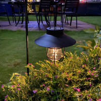 Lámpara Solar Externa Impermeable Vintage Para Jardín Patio Decoración De Navidad Iluminación Con Luces Solares De Metal Colgante - details 2