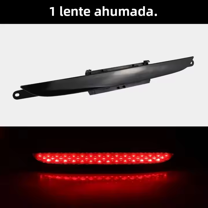 Luz Trasera LED Para Audi TT MK2 2007-2014 Reflector Central De Coche Lámpara De Foco Lámpara De Cola Instalación Directa T10 Interface 12V 2400LM - 1