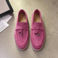 Zapatos De Mujer Estilo Británico Planos Con Cordones De Primavera Y Otoño Talla Grande Suela Suave Comodidad Para Trabajar - details 2