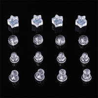 Sonda De Oído Transparente Estrella De Cinco Puntos Para DIY Hecha De Silicona Y Plástico Antialérgica Aproximadamente 50-200 Piezas - details 5
