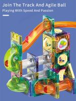 Bloques De Construcción Magnéticos 3D Para Niños 94PCS Juego Educativo De Carreras De Marmol Puzzle De Tubo De Asamblea Juguetes Para Regalos - details 5