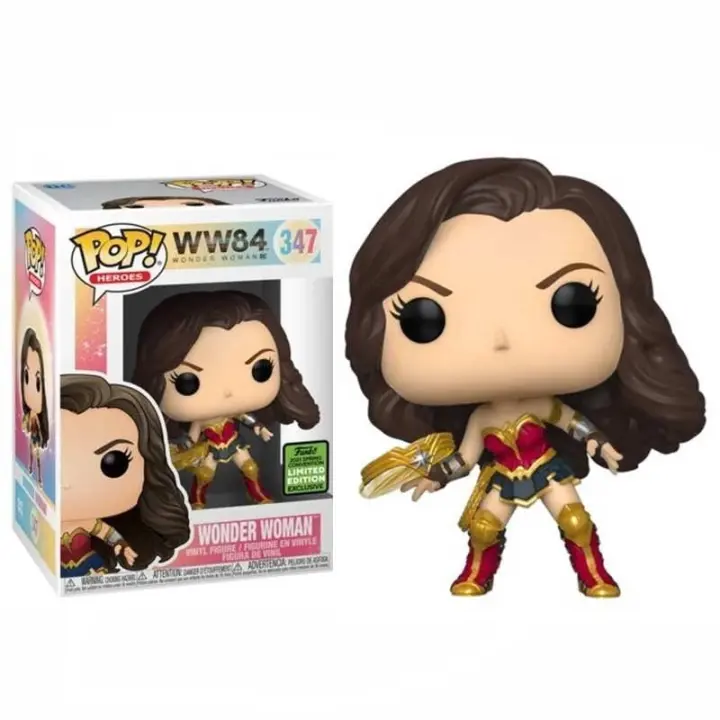 FUNKO POP! WONDER WOMAN 1984 - WW BOOMERANG EXCLUSIVO ECCC21, 48547, Nº347, TIENDA CON LICENCIA OFICIAL - 1