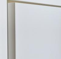 OFICIT Mostrador recepción Basic Low de 120 cm de ancho con sobremostrador en color Blanco. - details 2