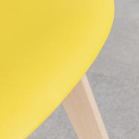 ORION91 Silla ARA Color Amarillo Curry y Patas Haya 46x55x83 cm Comedor Oficina Salón Teletrabajo Cocina – SpazioLuzio - details 2