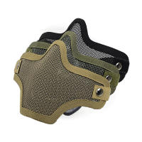 Máscara Táctica Para Airsoft Protección Metálica Con Malla Respirable Accesorios Para Paintball Y Caza Al Aire Libre - details 0