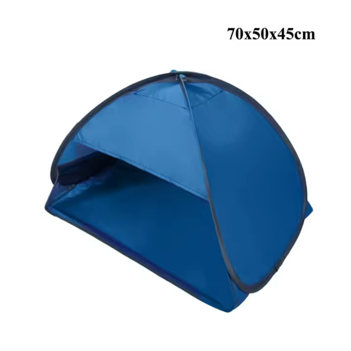 Carpa Solar Portátil Para Playa Con Almohadilla De Cabeza Protección UV Para Adultos Y Niños Carpa De Verano De Aluminio Automática - 1
