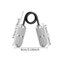 Dispositivo De Fuerza De Agarre De Aleación De Aluminio 1pc Para Mujeres Y Oficina Entrenamiento De Fuerza De Manos Y Muñecas - details 1