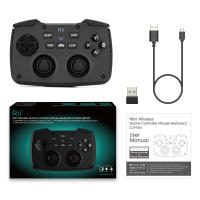 Controlador De Juego Portátil Inalámbrico Rii RK707 2.4GHz Con Teclado Y Ratón Combinación Función Turbo Para PC/Raspberry Pi2/Android TV Google/TV Mini Teclado Monocromático Con USB - details 7