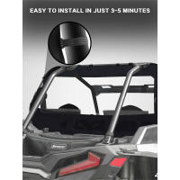 Parabrisas Trasero Suave Para UTV Polaris RZR Ventana Trasera Duradera Fácil Instalación Compatible Con RZR XP 1000 & TURBO (2014-2023) - details 4