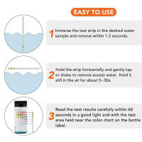 50pcs 14-en-1 Prueba De Agua Para Acuarios Y Piscinas Prueba De Calidad Del Agua Con Bromuro Y Nitrato Medidor De pH Para Tanques De Peces - details 6