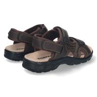 PuntoSalao Sandalias planas para hombre cómoda abiertas color marrón TZCN2201 - details 2