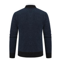 Cardigan De Punto Vintage Para Hombre Abotonado Casual De Otoño E Invierno Chaqueta De Suéter Con Cuello En V Y Mangas Completas - details 9