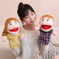 Puppets De Peluche Para Niños 28-33cm Muñecos De Dedos Y Mano Para Juegos De Rol Nocturnos Y Cuentos Propios Juguetes De Interacción Familiar Para Niños Y Niñas - details 1