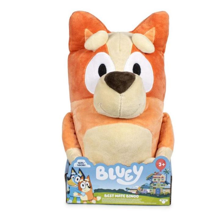 Peluche Bluey Parlante De 33 Cm – 9 Frases Y Canción En 3 Idiomas, Suave Y Multilingüe Para Niños De 3 Años En Adelante