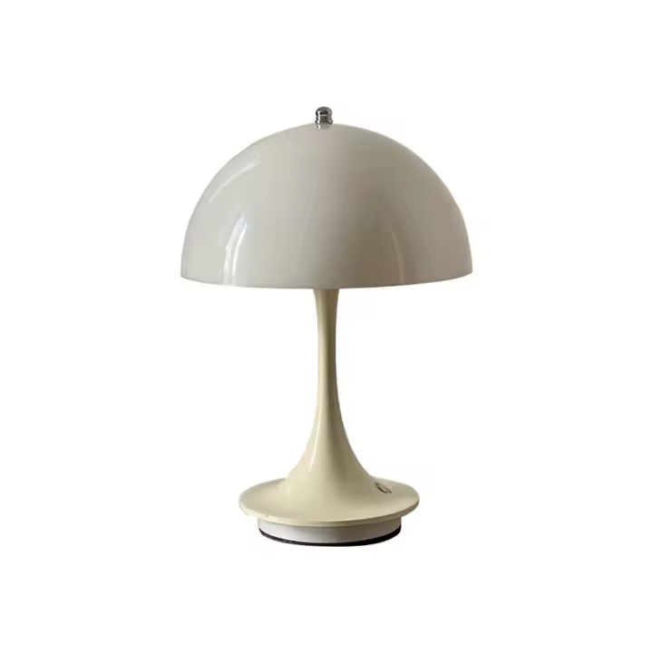 Lámpara De Mesa Decorativa Moderna Y Sencilla En Acrílico Para Sala De Estar Barra Estudio Color Blanco Rosa Amarillo Gris - 1