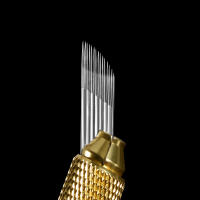 50pcs Desechables Y Estériles Microblading Agujas De Cejas 2 Filas 15Pins Maquillaje Permanente Tatuaje De Bordado - details 7