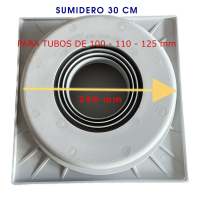 bricoloco.com Sumidero sifonico vertical desagüe patio y terraza exterior PVC con rejilla extraible Sumideros - details 13