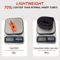 Llanta De Bicicleta TPU Para Válvula Presta 700x18/23/25/28/30/32c 45/65/85mm Ciclismo MTB Carretera Montaña Pieza Por Pieza - details 5