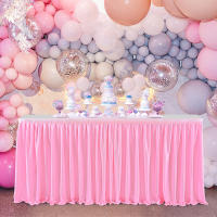 Decoración De Fiesta En Encaje Satinado Para Mesa Cumpleaños Boda Conferencia Enrollable De 15 Metros Sin Químicos Peligrosos - details 3
