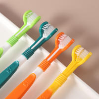 Cepillo Para Dientes De Mascotas Trihead Para Perros Y Gatos Productos De Limpieza Oral Para Animales Domésticos - details 1