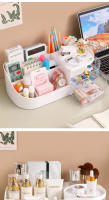 Organizador De Maquillaje Multifuncional De Gran Capacidad Para Mesa De Vestir Caja De Almacenamiento De Cosméticos Con Cajón Transparente Para Productos De Cuidado De La Piel - details 2