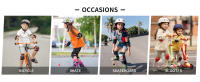 WOSAWE Juego De Cuatro Protecciones Infantiles Para Rodillas Y Codos ProteCTOR De Motocicleta ATV Motocross Para Niños Y Adolescentes - details 8