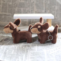 Muñeco De Peluche De Perro Salchicha 15cm Simulación Juguete Suave Para Niños Decoración De Habitación Regalo De Cumpleaños - details 3