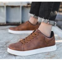 Zapatos Casuales De Cuero Para Hombre Diseño Moda Mocasines Marrones Comodidad Al Aire Libre Plano Antideslizante Zapatos De Patinaje Para Hombre - details 13