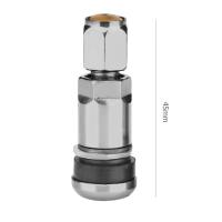 4pcs Tapones De Válvula De Neumáticos Universal Metálicos Para Coche Y Motocicleta Aleación De Aluminio Tapones De Válvula De Goma Para Ruedas Sin Cubierta - details 8