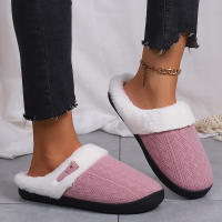 Zapatillas Casuales De Pelo Fluffy Para Mujer Invierno Plush Interior Zapatos De Mujer 2025 Plataforma Calientes Tallas Grandes Pareja Planas - details 15