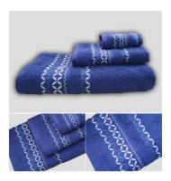Toalla de Baño 3 Piezas de Algodón Absorbentes  Energy Colors Textil-Hogar - details 2