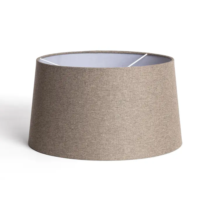 Ledkia Pantalla Lámpara Lino Vonge Trude Gris - 1