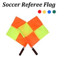 Bandera De Fútbol Para Arbitro Impermeable Equipamiento De Juego Deportivo Profesional Fair Play Bandera De Línea Para Partidos De Fútbol - details 0
