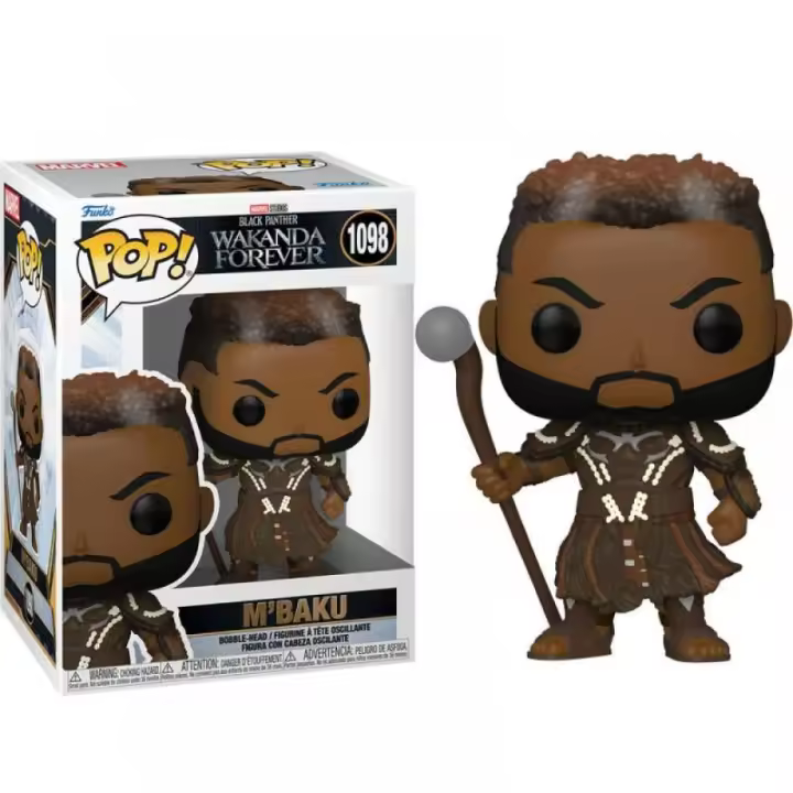 Funko pop marvel black panther wakanda forever mbaku 63942 - 1