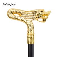 Bastón De Moda Con Cabeza De Dragón Dorado Decorativo Para Fiesta Y Cosplay Bastón Vintage De 92 Cm Con Punta De Goma - details 4