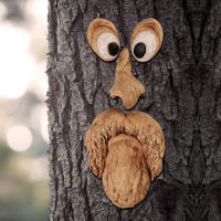 Adornos De Resina De Criaturas Horripilantes Para Decoración De Navidad Y Halloween Caras De Árbol Simulación DIY Artesanías Realistas Para Pascua Y Fiestas - details 5