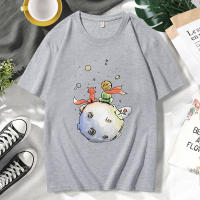Camiseta De Verano Para Hombre Algodón Con Estampado De Príncipe Cartoon Camiseta Gráfica O-Neck Manga Corta Para Mujer Top Casual - details 10