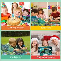 Juguetes De Camión Con Dinosaurio Triceratops Matriz De Actividades Grande Juego De Dinosaurios Con Huevos Para Niños Y Niñas - details 4