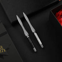 Cuchillo Para Abrir Letras De Metal En Forma De Sobres 1pc Regalo Creativo Para Oficina Hoja De Acero Inoxidable Para Cortar - details 9