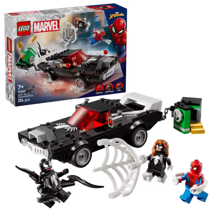 LEGO Super Heroes 76309 Spider-Man vs. Coche Brutal de Venom contiene 254 piezas - edad 7+ años 25L76309 - 1