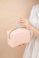 Bolsa De Viaje Portátil De Cuero PU Organizador De Maquillaje Impermeable Para Mujeres Tamaño Pequeño Medio Grande - details 13