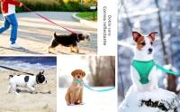 Harnés Y Correa Para Perro Reflectante De Comodidad Última Construcción Duradera Tela De Malla Transpirable Suave Y Padded Para Caminar Seguro - details 3